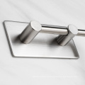 Single Pole Towel Bar Holder With Hooks